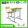 Cheap Wooden Middle School Single Desk And Chair On Sale